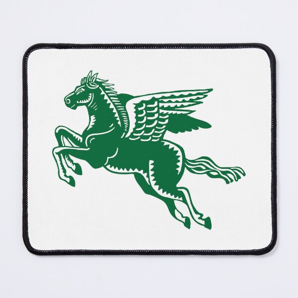 Item preview, Flying Horse - Forest Green and White designed and sold by Artberry.