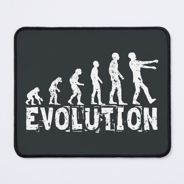 Item preview, Evolution zombie (white) designed and sold by SolidEarthArt.