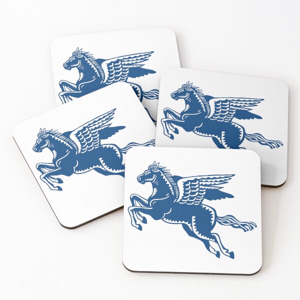 Item preview, Flying Horse - Indigo Style Blue and White designed and sold by Artberry.