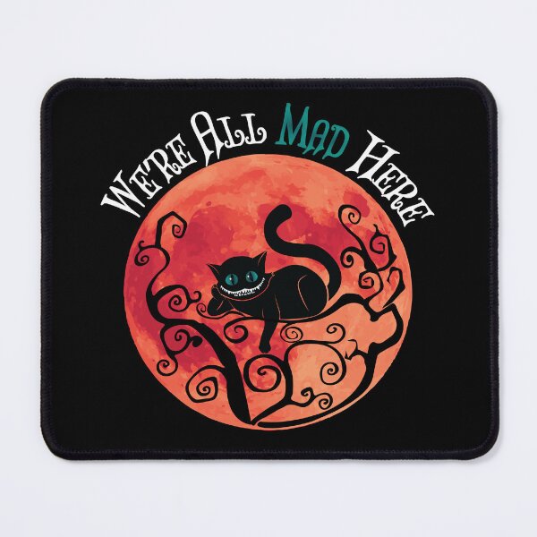 Item preview, Were All Mad Here - Cheshire Cat - Alice in Wonderland designed and sold by TheInkElephant.