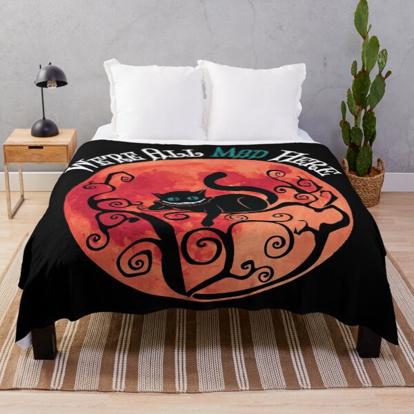 Item preview, Were All Mad Here - Cheshire Cat - Alice in Wonderland designed and sold by TheInkElephant.