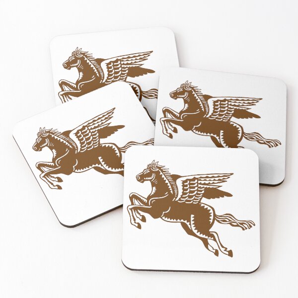 Item preview, Flying Horse - Walnut Brown and White designed and sold by Artberry.