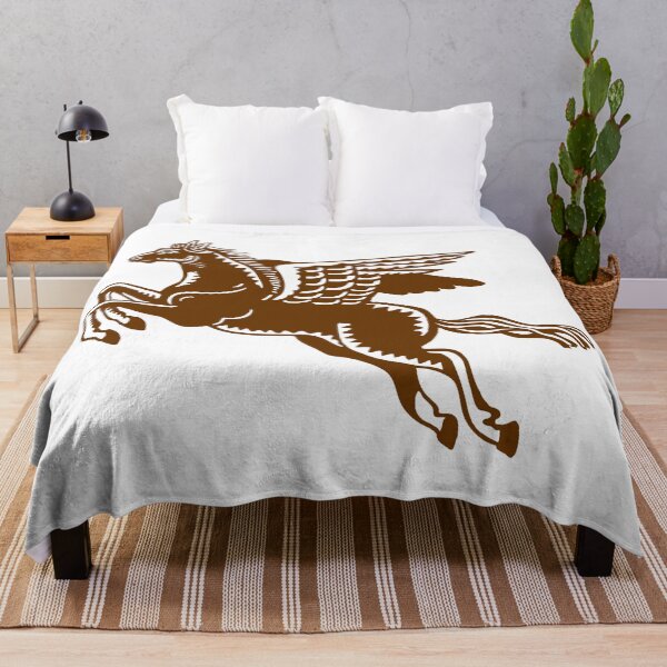 Item preview, Flying Horse - Walnut Brown and White designed and sold by Artberry.