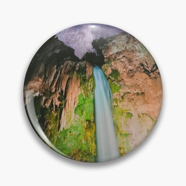 Item preview, Peaceful Waterfall - Havasu falls at night  designed and sold by anisbbmbrush.