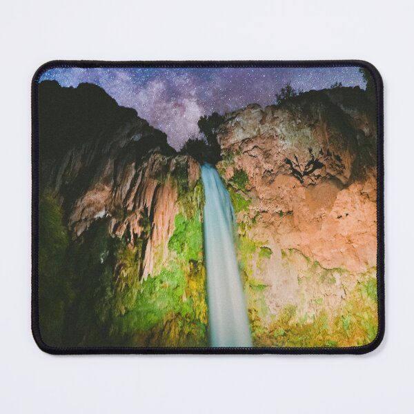 Item preview, Peaceful Waterfall - Havasu falls at night designed and sold by anisbbmbrush.