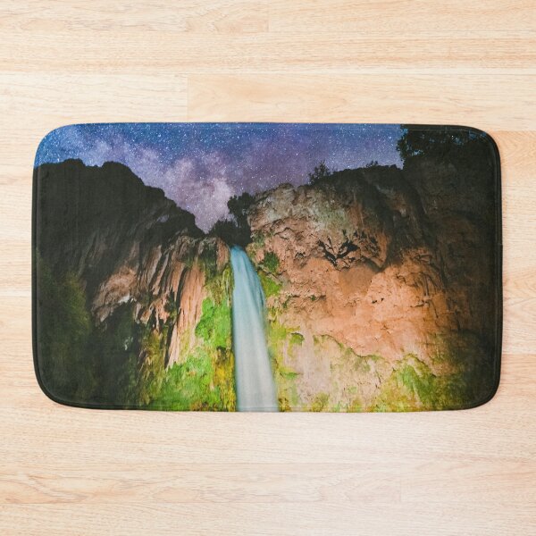 Item preview, Peaceful Waterfall - Havasu falls at night  designed and sold by anisbbmbrush.