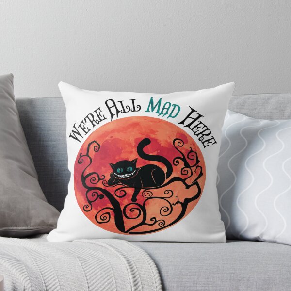Item preview, Were All Mad Here - Cheshire Cat - Alice in Wonderland designed and sold by TheInkElephant.