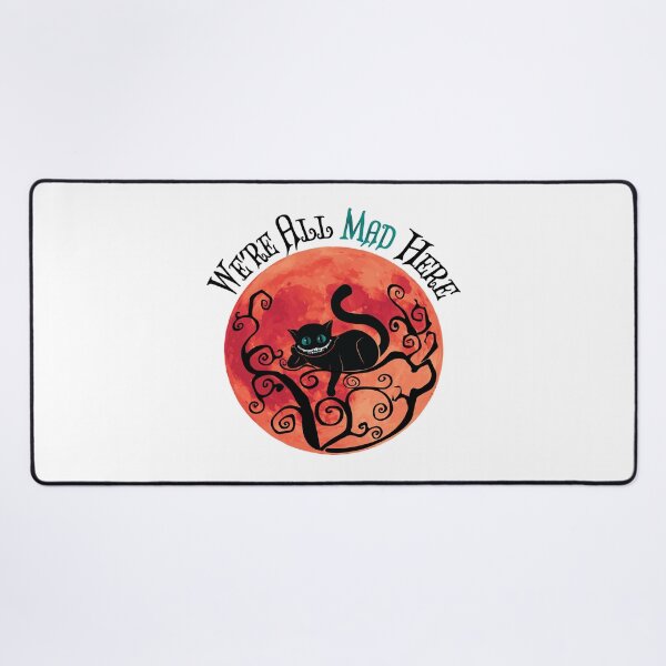 Item preview, Were All Mad Here - Cheshire Cat - Alice in Wonderland designed and sold by TheInkElephant.