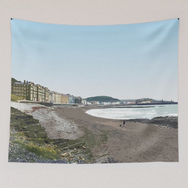 Item preview, North Beach, Aberystwyth, Wales designed and sold by summattodraw.