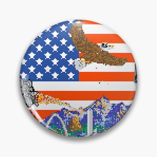 Item preview, America r/place USA Reddit 2022 designed and sold by CafeRacer044.