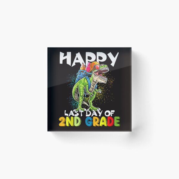 Item preview, Happy Last Day Of 2nd Grade Dinosaur T-rex designed and sold by Buyeseoshop.