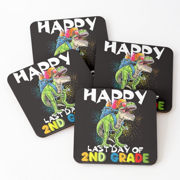 Item preview, Happy Last Day Of 2nd Grade Dinosaur T-rex designed and sold by Buyeseoshop.