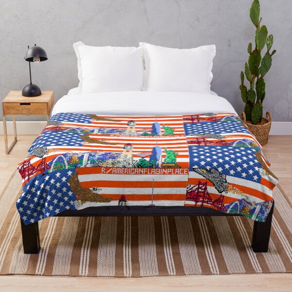 Item preview, America r/place USA Reddit 2022 designed and sold by CafeRacer044.