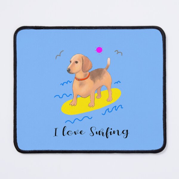 Item preview, Dog surfing  designed and sold by fernandobos.