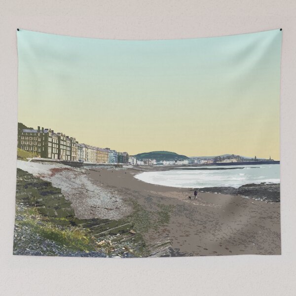 Item preview, North Beach, Aberystwyth, Wales designed and sold by summattodraw.