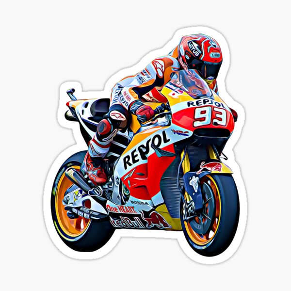 Sticker décoration moto GP