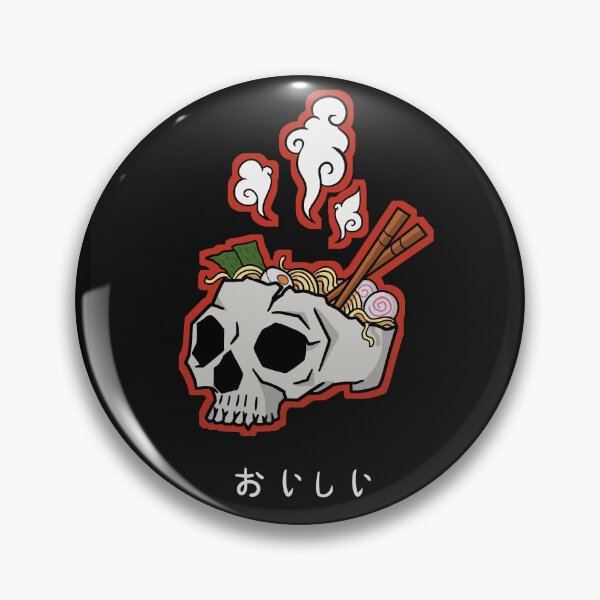 Item preview, Tasty Ramen Skull Illustration designed and sold by verbs-art.