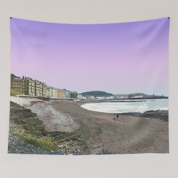 Item preview, North Beach, Aberystwyth, Wales designed and sold by summattodraw.
