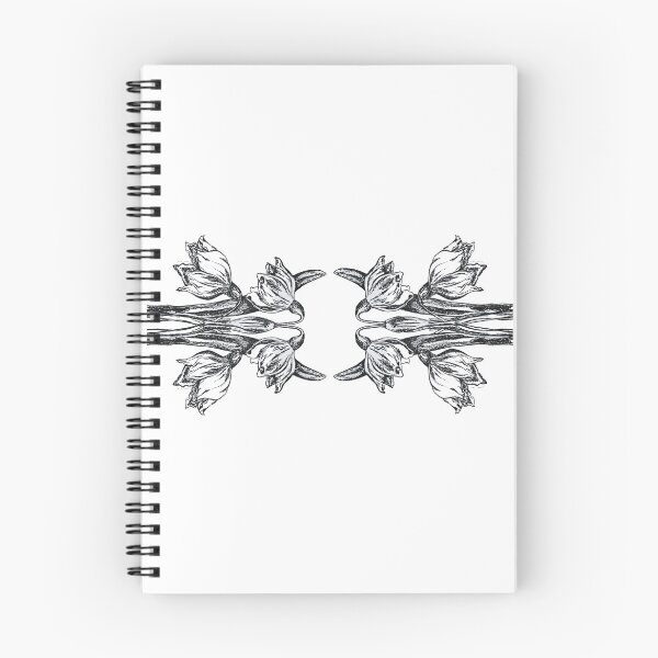 Item preview, Greyscale Snowdrop Reflection designed and sold by London-Fields.