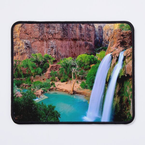 Item preview, Peaceful Waterfall - Havasu falls at evening designed and sold by anisbbmbrush.