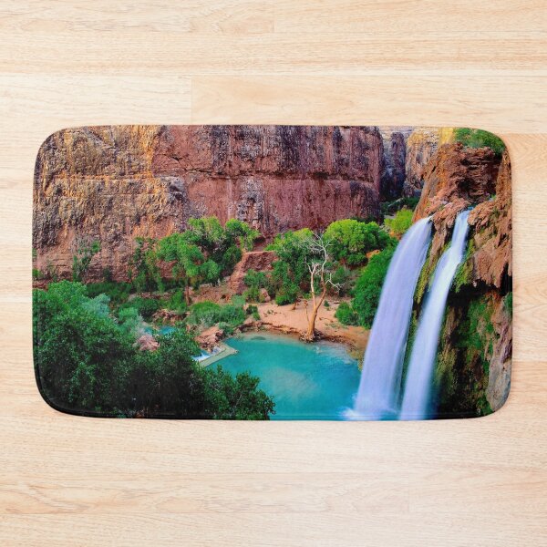 Item preview, Peaceful Waterfall - Havasu falls at evening  designed and sold by anisbbmbrush.