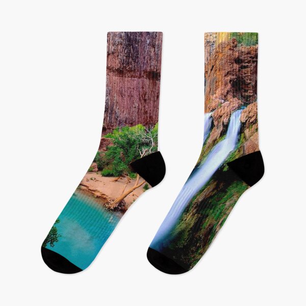 Item preview, Peaceful Waterfall - Havasu falls at evening  designed and sold by anisbbmbrush.