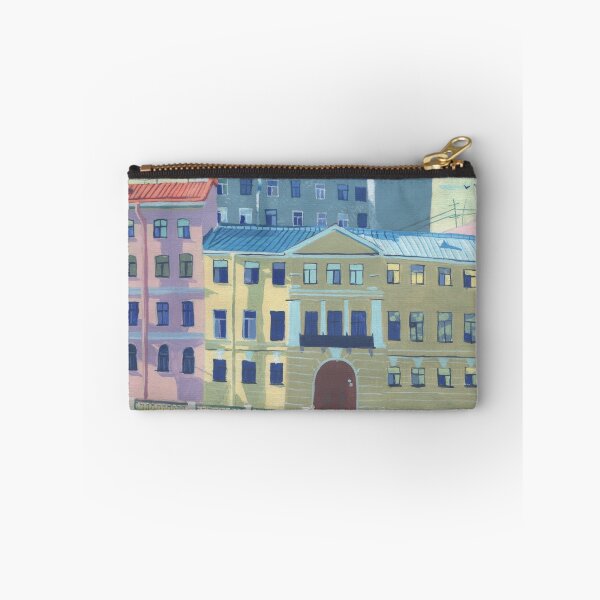 Item preview, Saint-petersburg, Fontanka embankment, city landscape, acrylic art designed and sold by ptitsa-tsatsa.