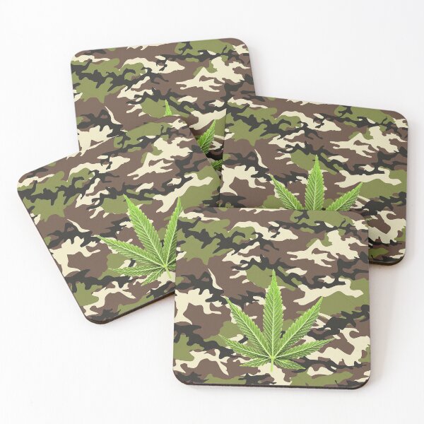 Item preview, Green Camouflaged Marijuana designed and sold by RocFashions.