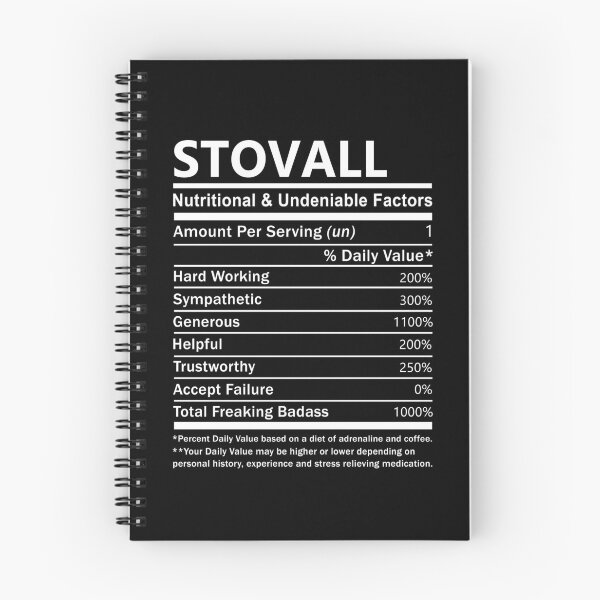 Item preview, Stovall Name T Shirt - Stovall Nutritional And Undeniable Factors Gift Item Tee designed and sold by aaronmaxi6.