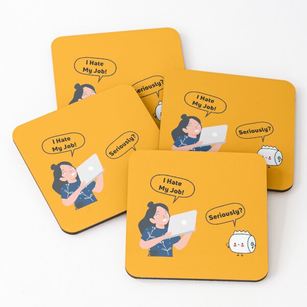 Item preview, I hate my job! Seriously? designed and sold by D/Art ⭐⭐⭐⭐⭐.