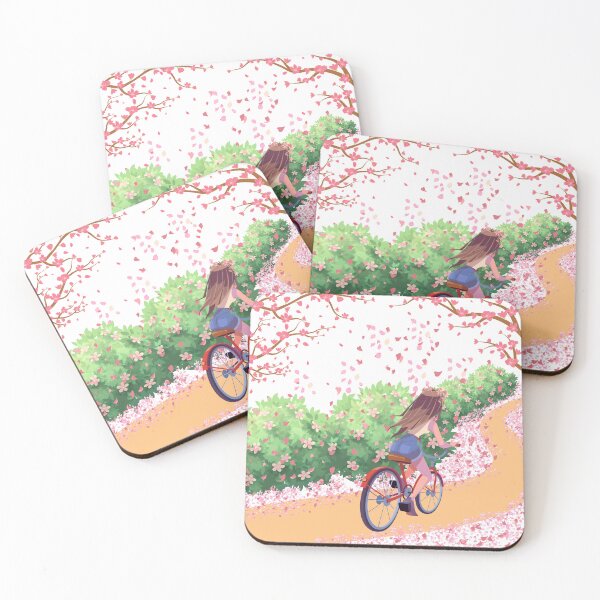 Item preview, Spring Girl on a Bicycle designed and sold by HiruK.
