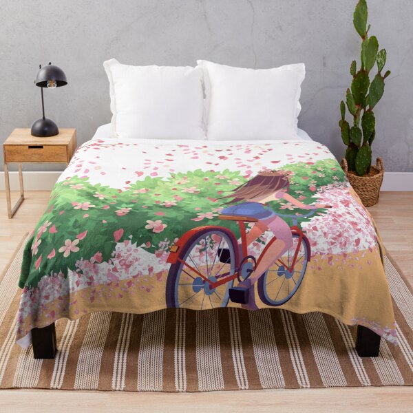 Item preview, Spring Girl on a Bicycle designed and sold by HiruK.