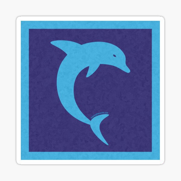 Dolphin Jumping | Twenty Four Wild Sticker