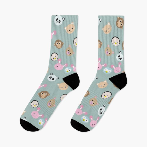 Item preview, Cute animal faces seamless pattern  designed and sold by Cheni-Yathri.