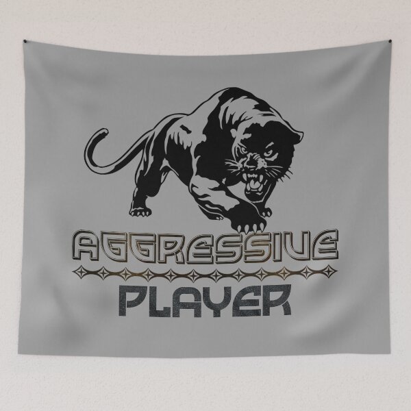 Item preview, Aggressive Player designed and sold by Curator Nation.