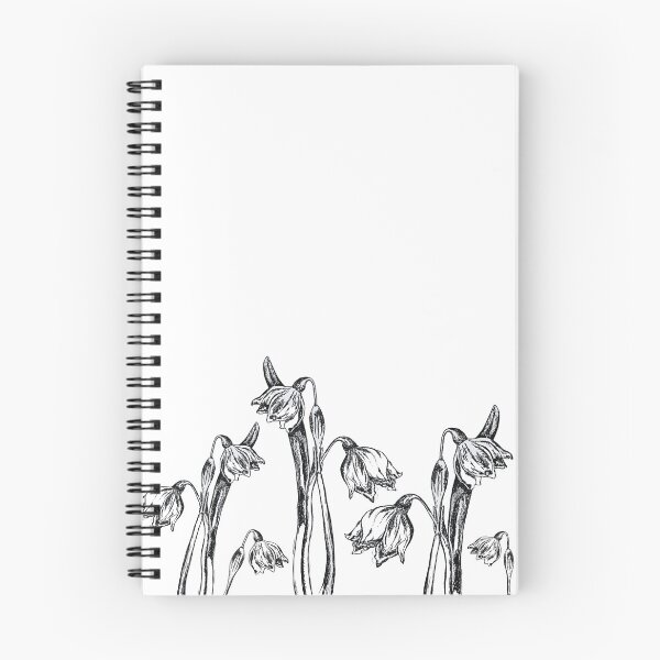 Item preview, Greyscale Snowdrop Field designed and sold by London-Fields.