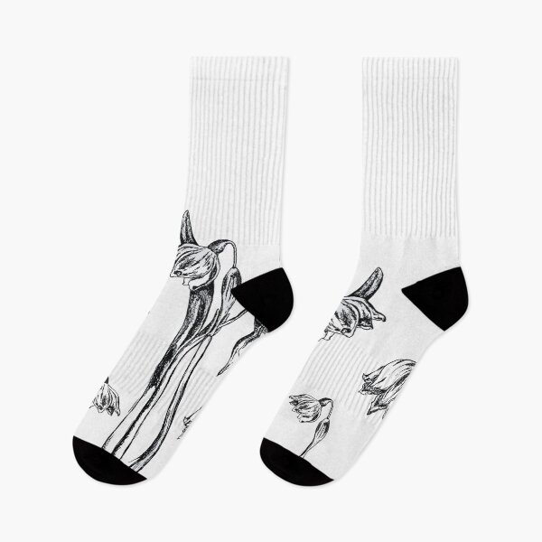 Item preview, Greyscale Snowdrop Field designed and sold by London-Fields.