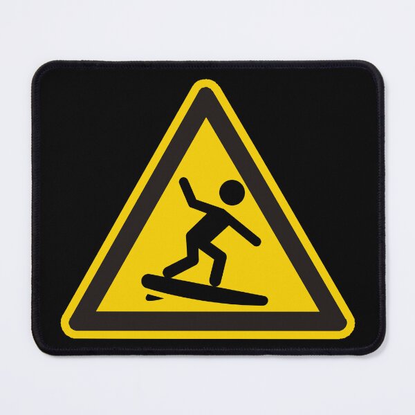 Item preview, SURFING AREA HAZARD designed and sold by Cheerocki.