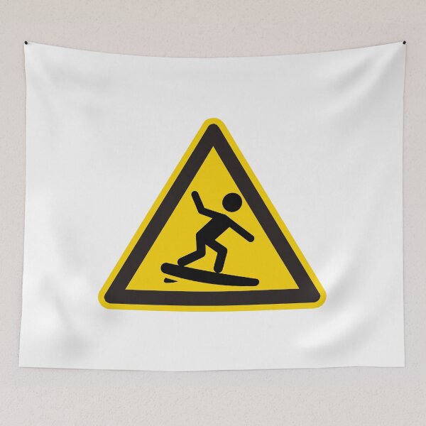 Item preview, SURFING AREA HAZARD designed and sold by Cheerocki.