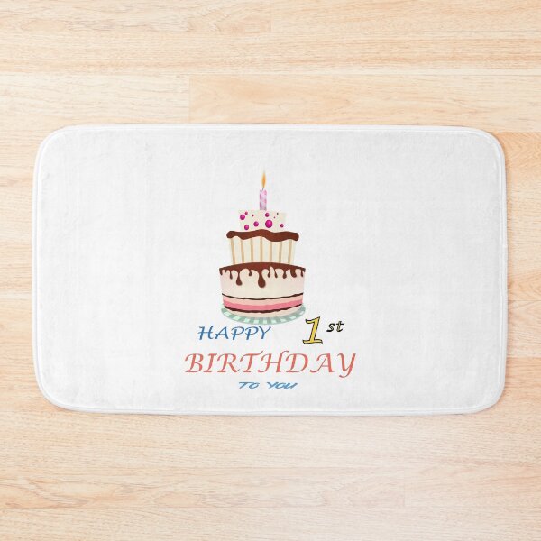 Item preview, 1st Birthday Celebration - happy 1st Birthday Sticker designed and sold by TheArttStore.