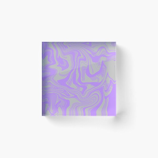 Item preview, Trendy Purple Silver Swirled Mix Of Pastel Minimalistic Colors designed and sold by Barolina.