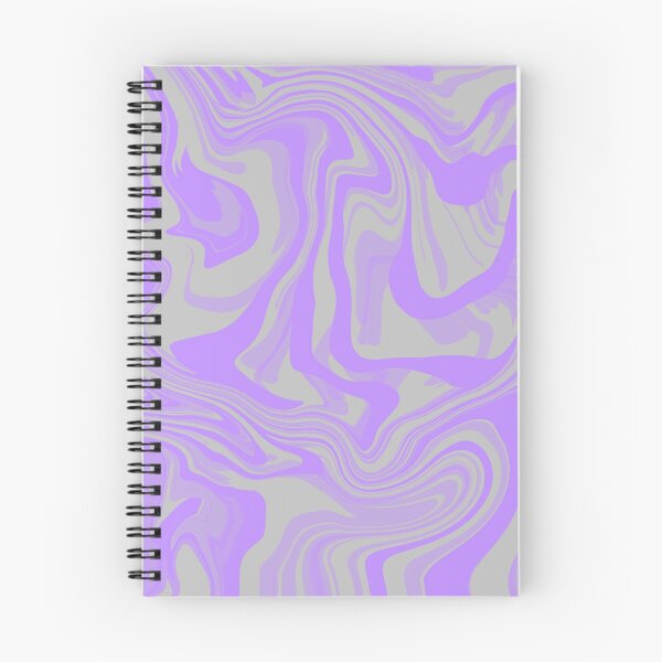 Item preview, Trendy Purple Silver Swirled Mix Of Pastel Minimalistic Colors designed and sold by Barolina.