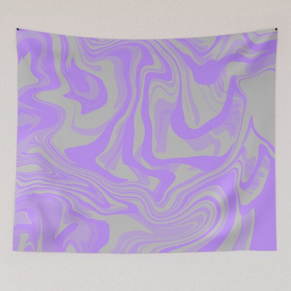 Item preview, Trendy Purple Silver Swirled Mix Of Pastel Minimalistic Colors designed and sold by Barolina.