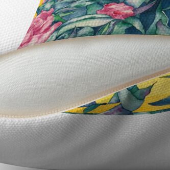 Alternate view of Rose Buds Throw Pillow
