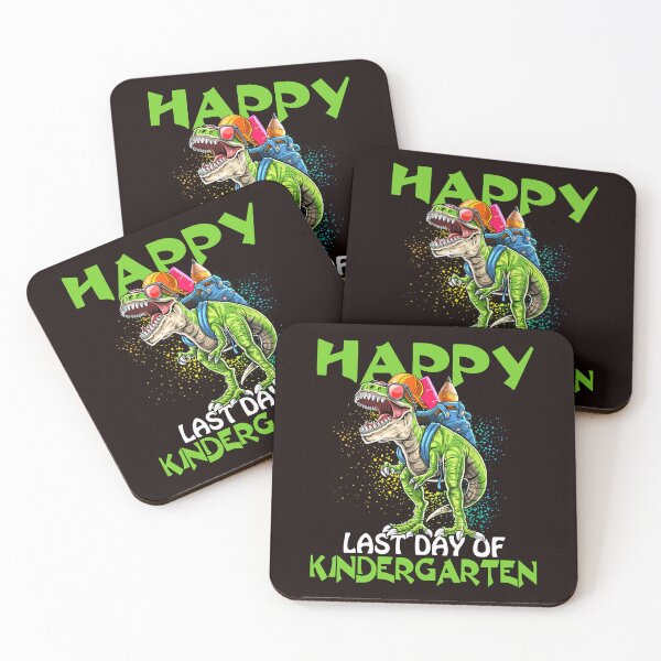 Item preview, Happy Last Day Of School Kindergarten Dinosaur designed and sold by Buyeseoshop.