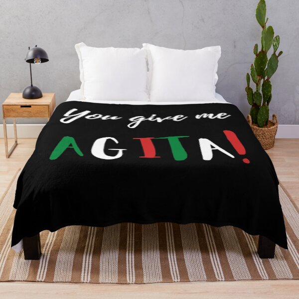 Item preview, You give me AGITA! funny designed and sold by FairyOfCherries.