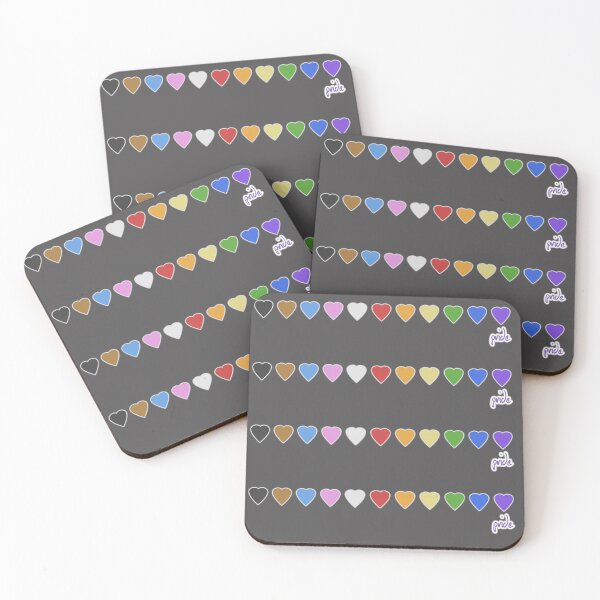 Item preview, Inclusive Pride Colors Hearts designed and sold by elisagavi.