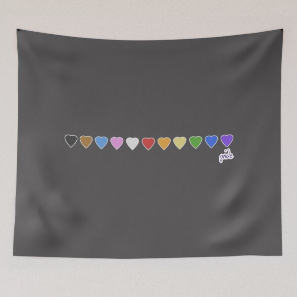 Item preview, Inclusive Pride Colors Hearts designed and sold by elisagavi.