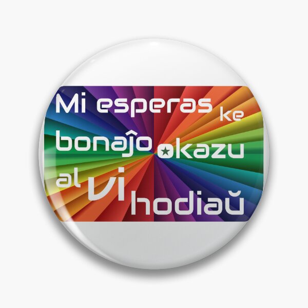 Item preview, Mi esperas ke bonaĵo okazu al vi hodiaŭ designed and sold by Zebastjan Johanzen.