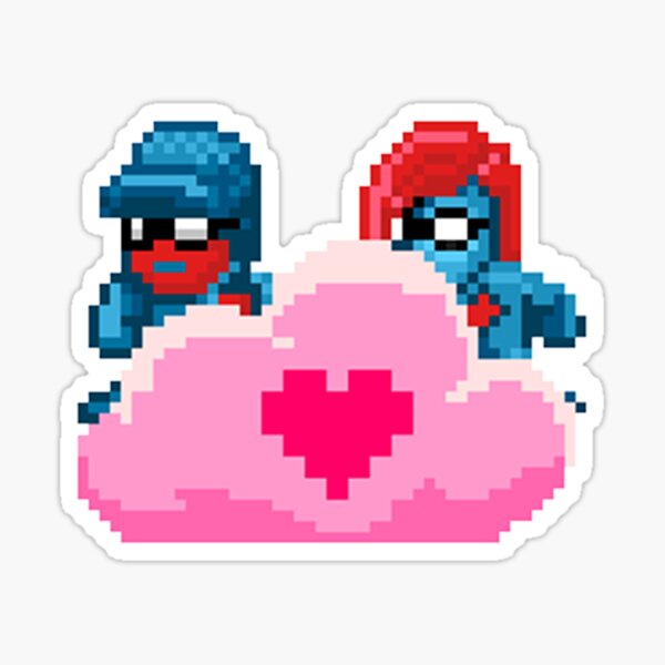 Pegboard Nerds Pink Cloud" Sticker for by royrodgers | Redbubble